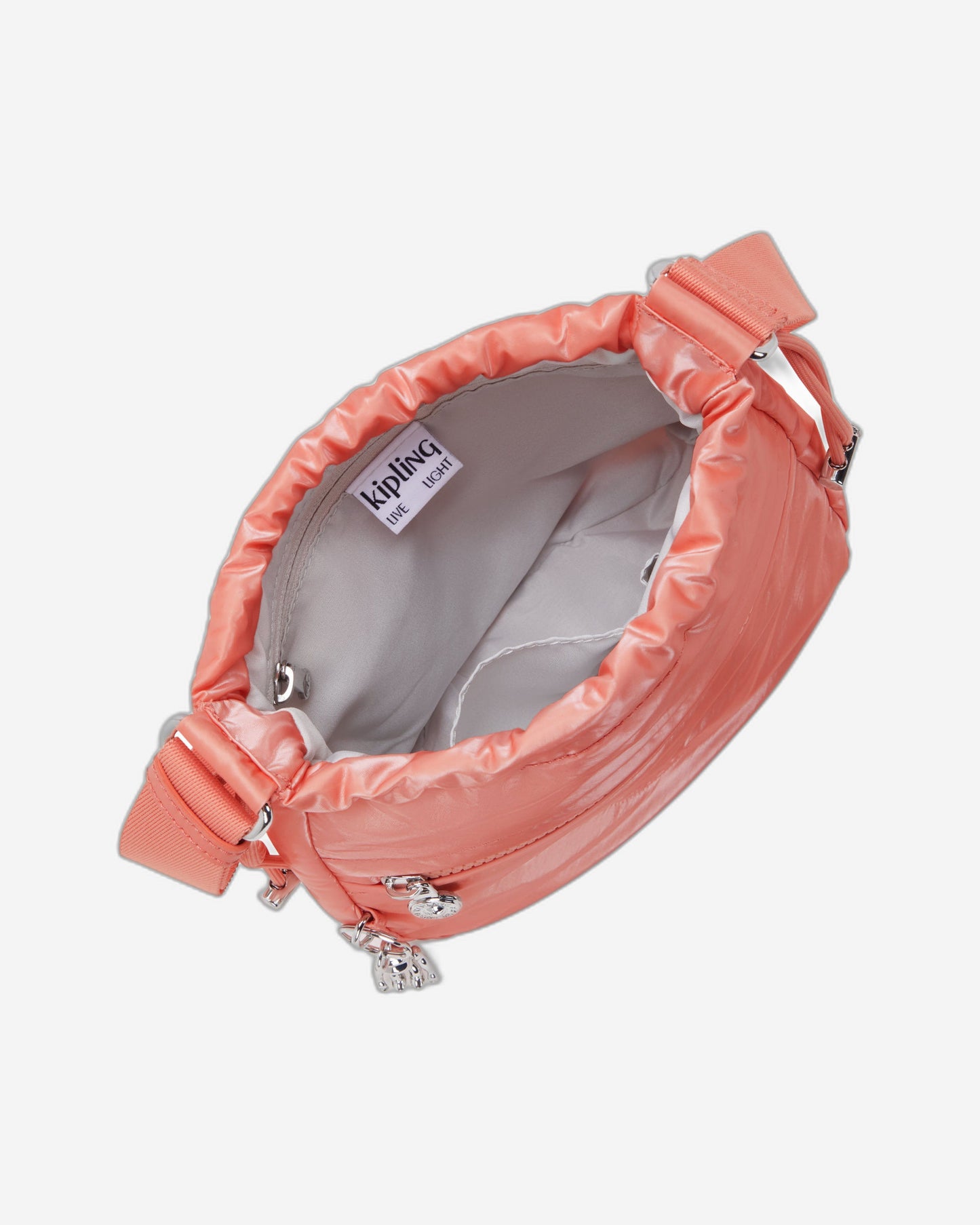 Kipling Jamir Peach Glam Small Drawstring Crossbody Bag C2I5578-S7W