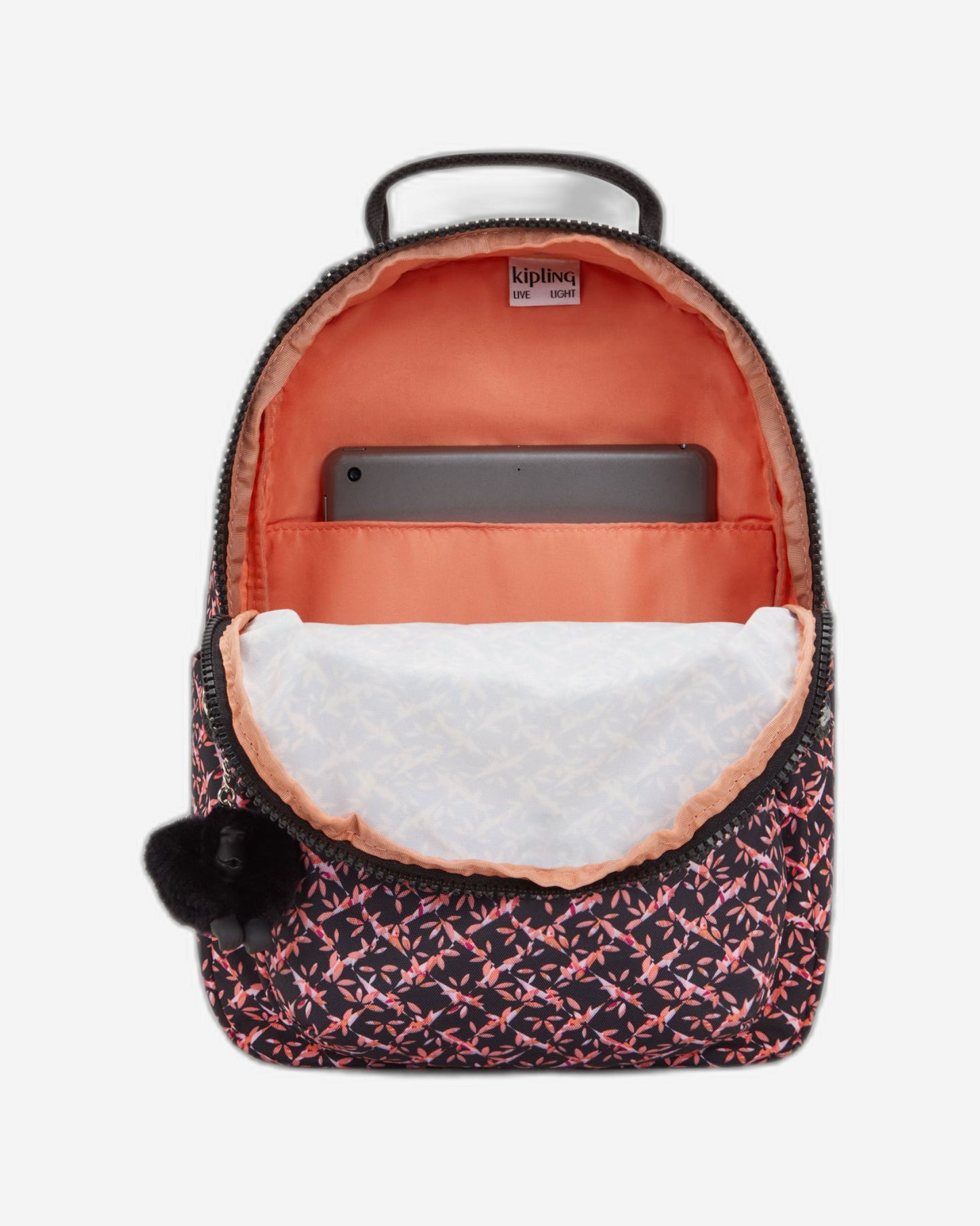 Kipling Seoul S Dancing Bouquet Small Backpack with Laptop Protection I5611-46X