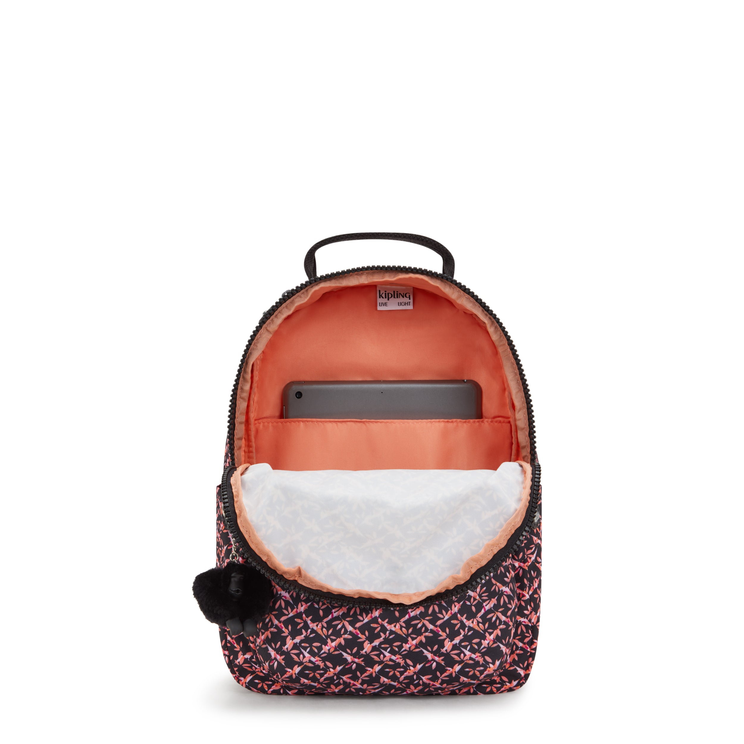 Kipling Seoul S Dancing Bouquet Small Backpack with Laptop Protection I5611-46X