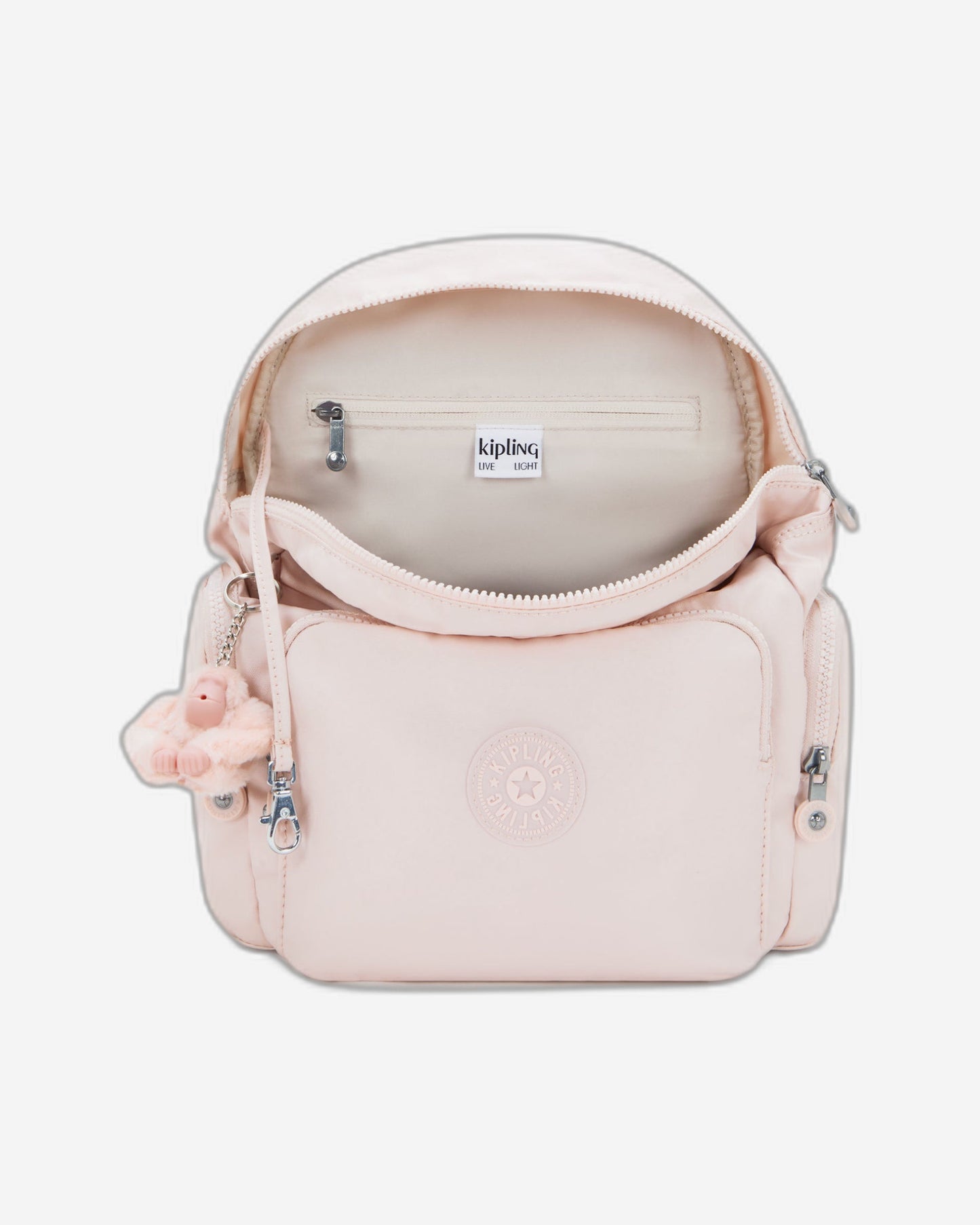 Kipling City Zip S Pink Shine Small Backpack I5634-3DZ