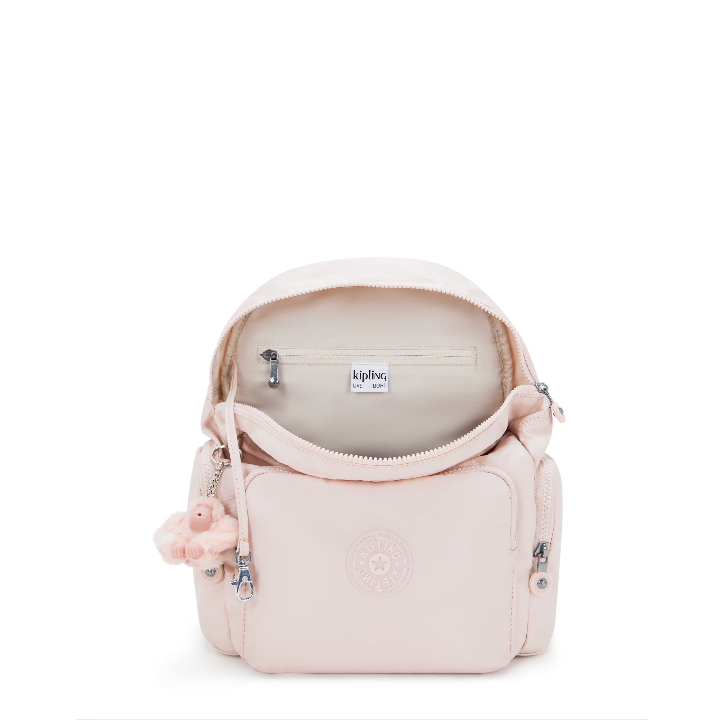 Kipling City Zip S Pink Shine Small Backpack I5634-3DZ
