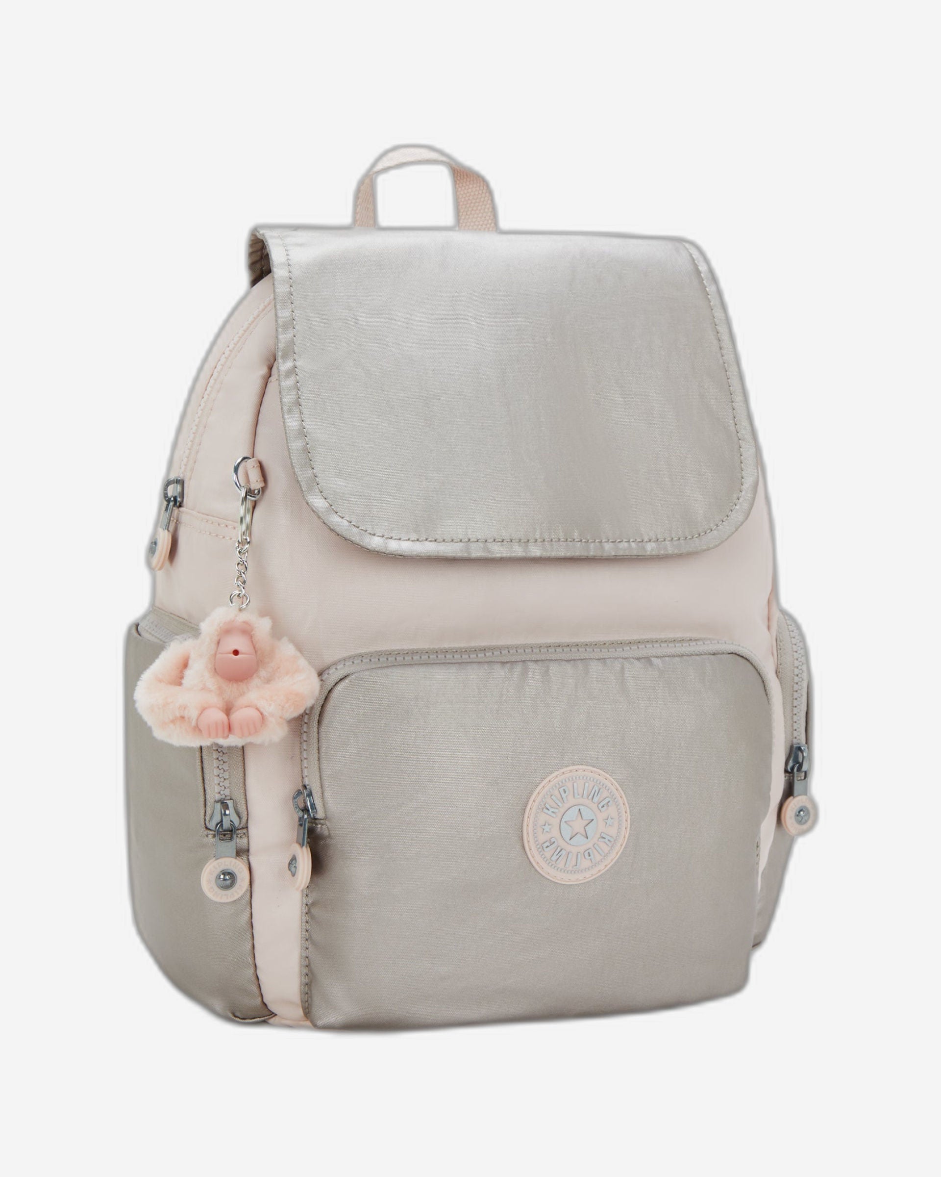 Kipling City Zip S Pink Shine Bl Small Backpack I5634-3EL