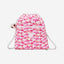 Kipling Supertaboo Pink Palm Medium Backpack with Drawstring I5637-1BV