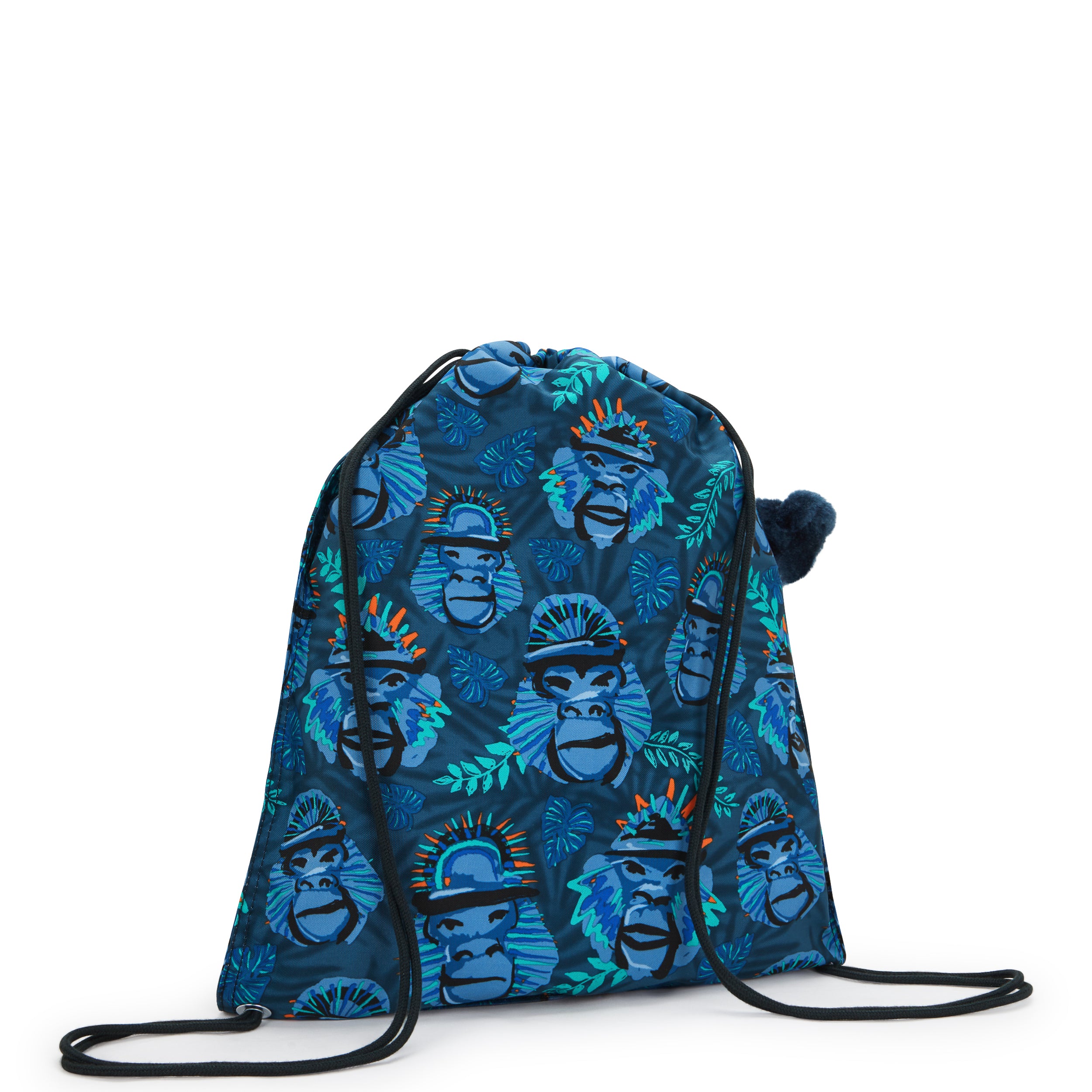 Kipling Supertaboo Blue Monkey Fun Medium Backpack C2I5637-8HJ