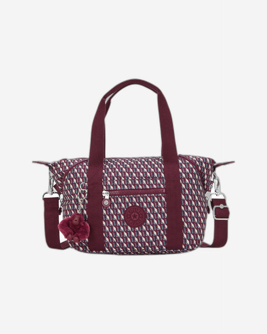 Kipling Art Mini 3Dk Wine Small handbag (with removable shoulderstrap) I5656-1PB