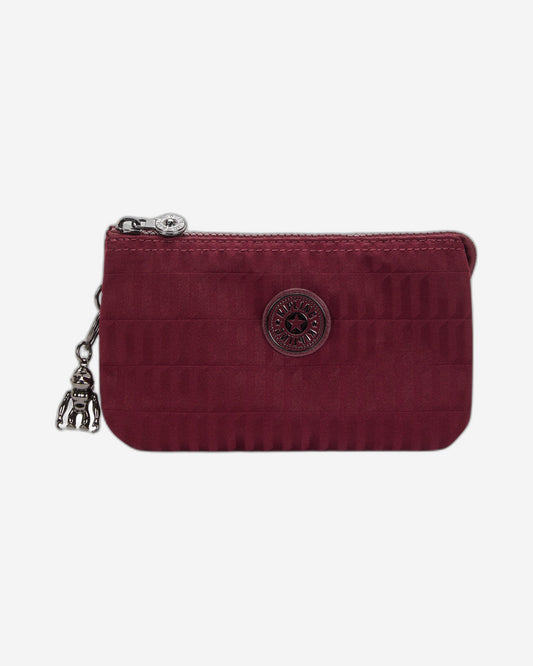 Kipling Creativity L Maroon Tile Jq Large purse I5688-9HX