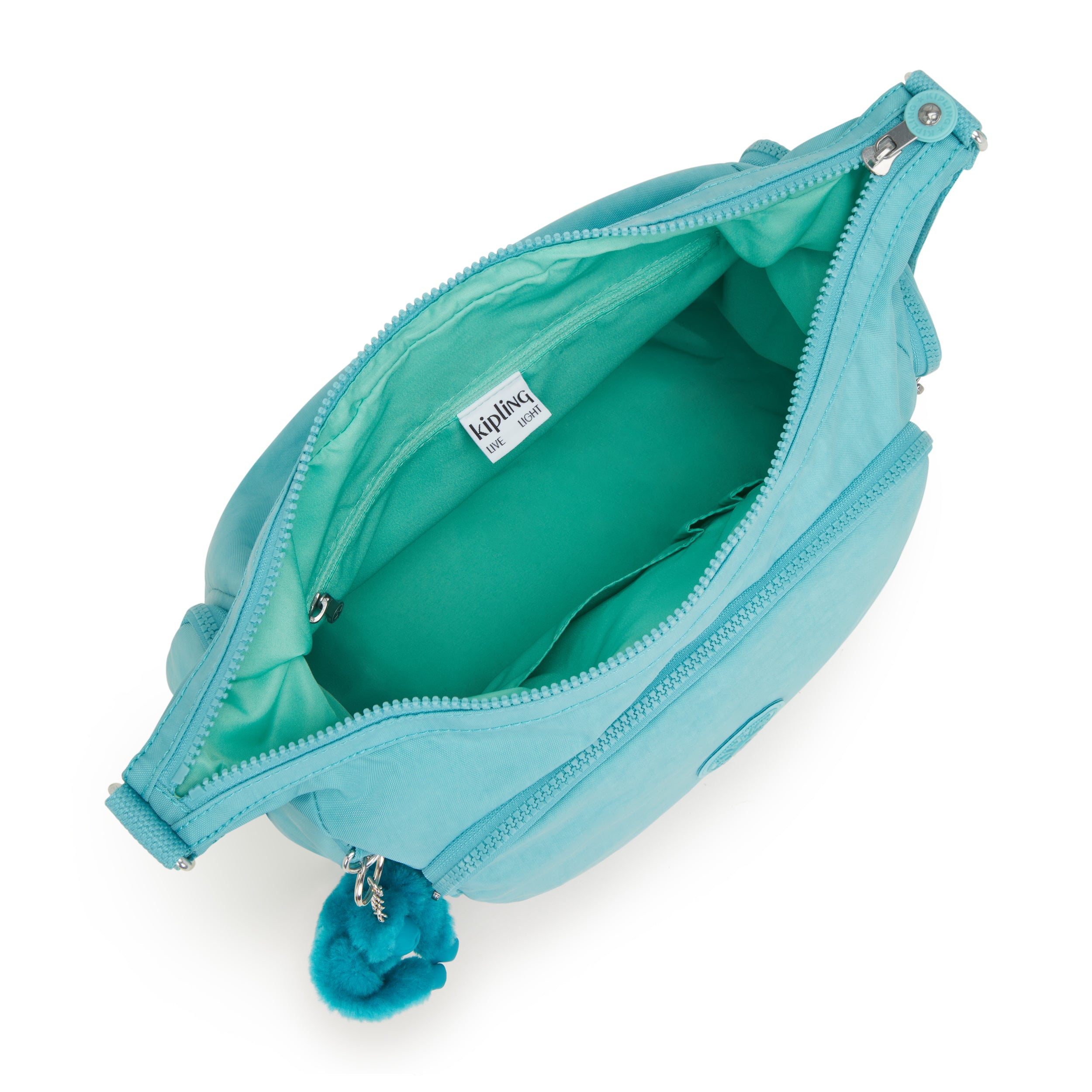 Kipling-Gabb-Large Crossbody Bag With Adjustable Straps-Deepest Aqua-I5740-T6E