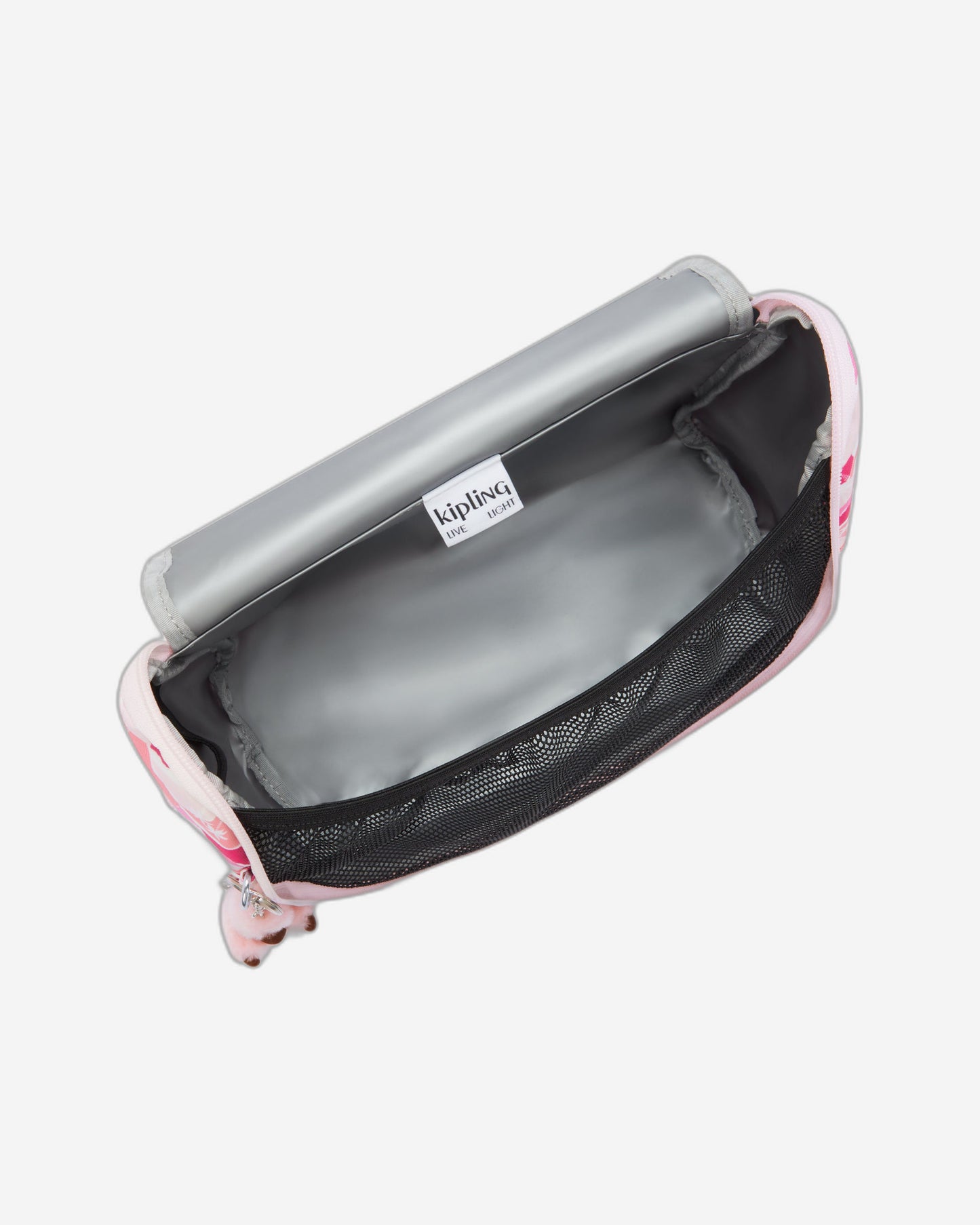 Kipling New Kichirou Pink Palm Large lunchbag with trolley sleeve I5749-1BV