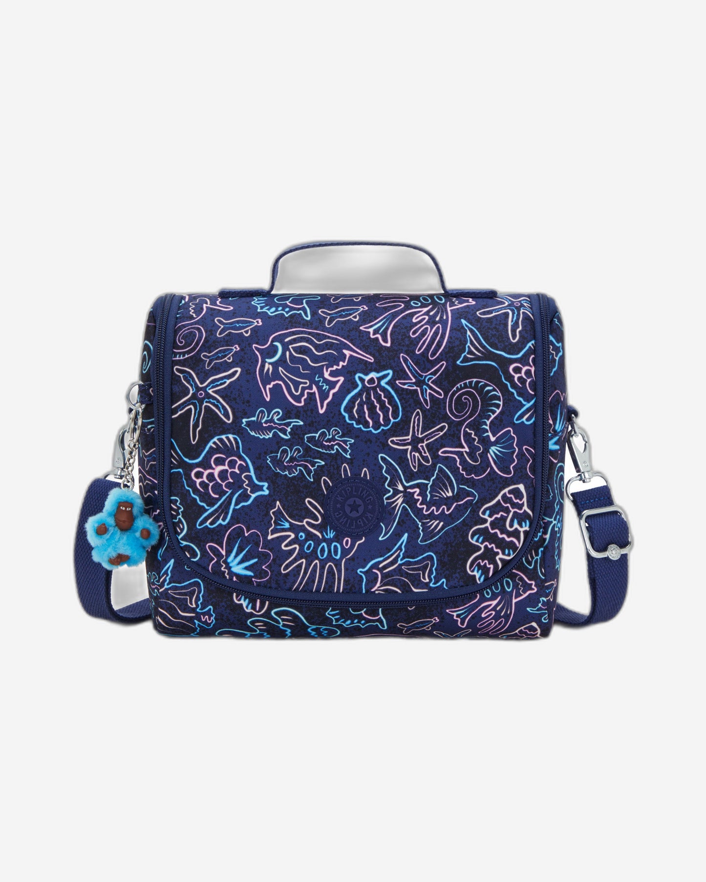 Kipling New Kichirou Disco Fish Large lunchbag with trolley sleeve I5749-4FK