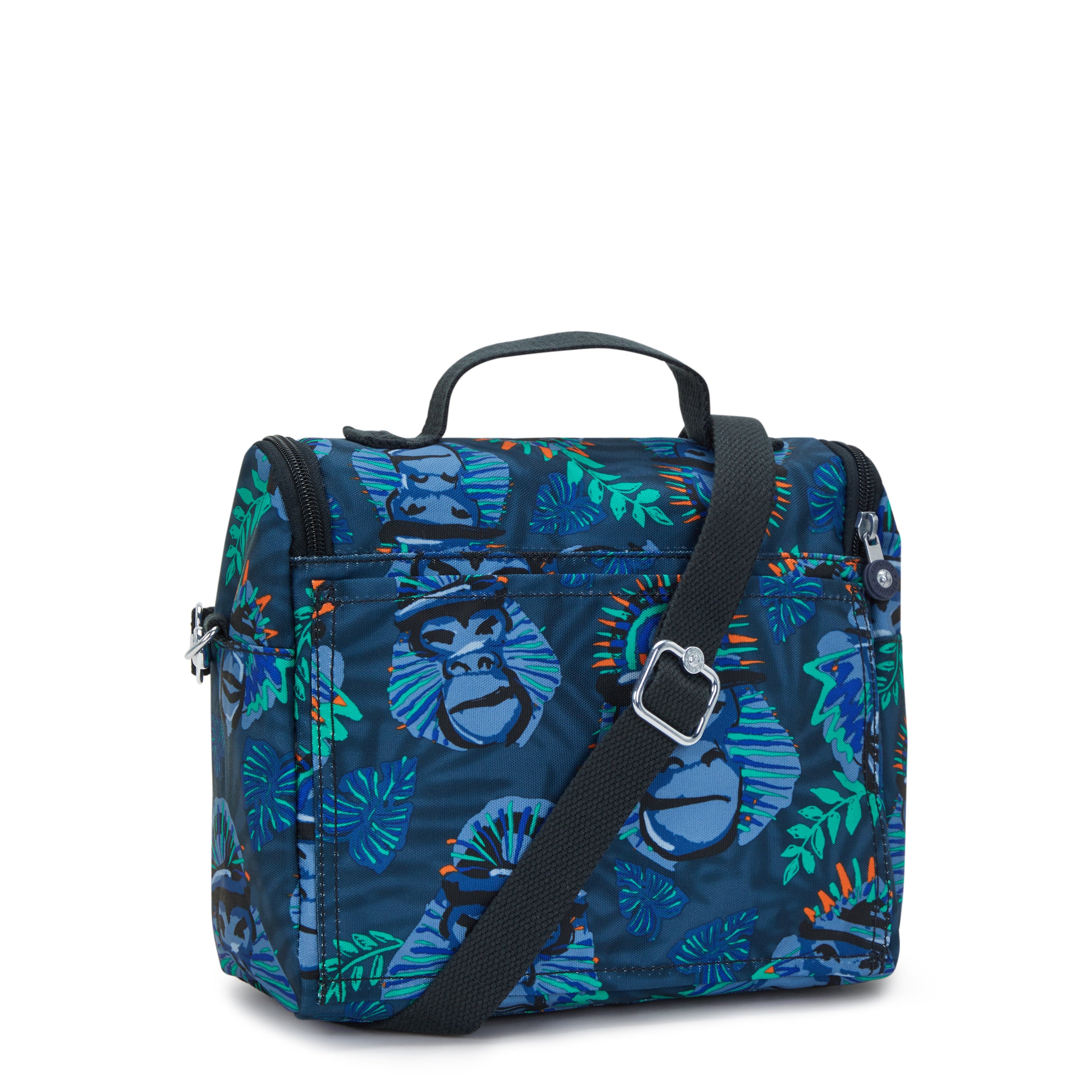 Kipling New Kichirou Blue Monkey Fun Large Lunch Bag with Trolley Slee