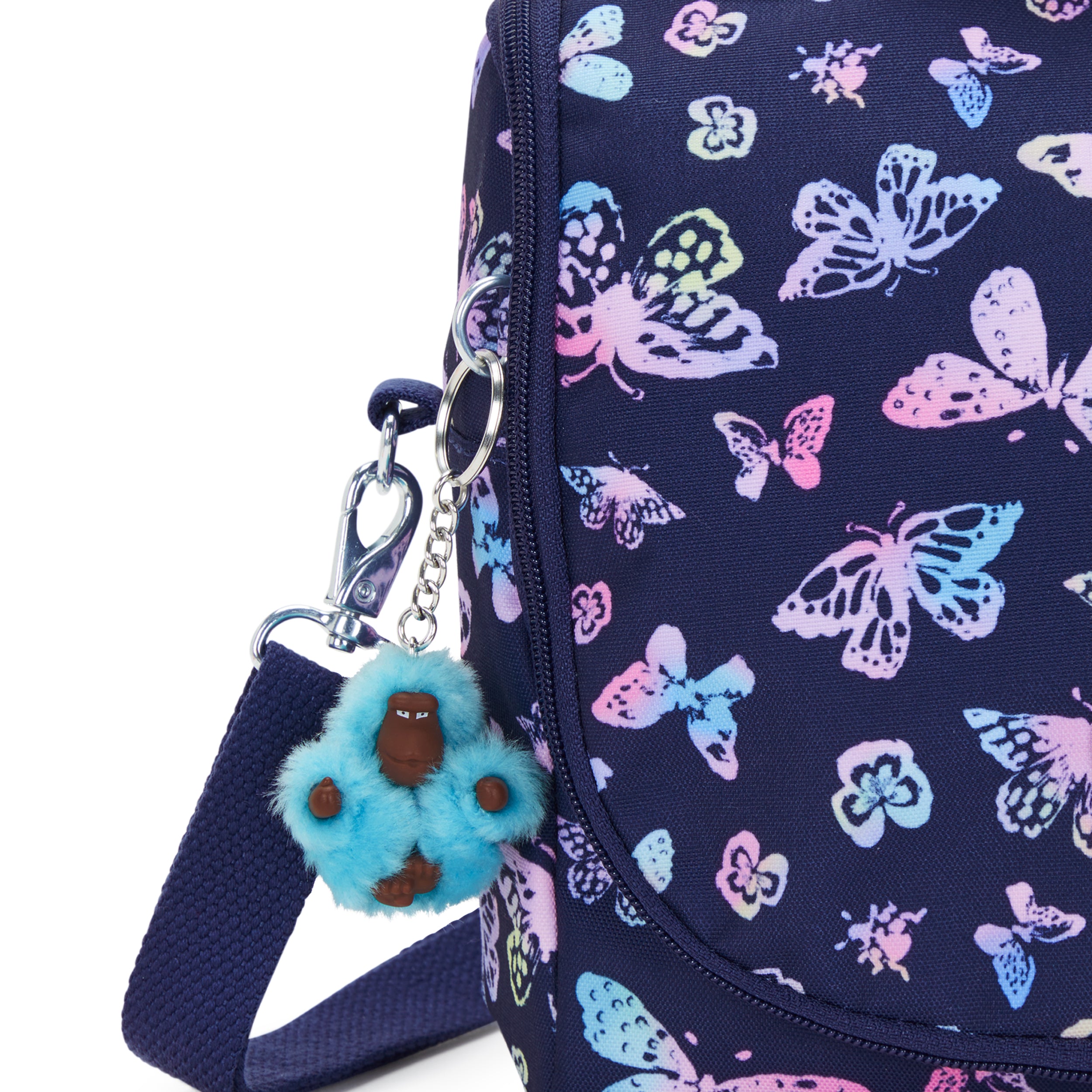 Kipling New Kichirou Butterfly Fun Large Lunch Bag with Trolley Sleeve C2I5749-F5K