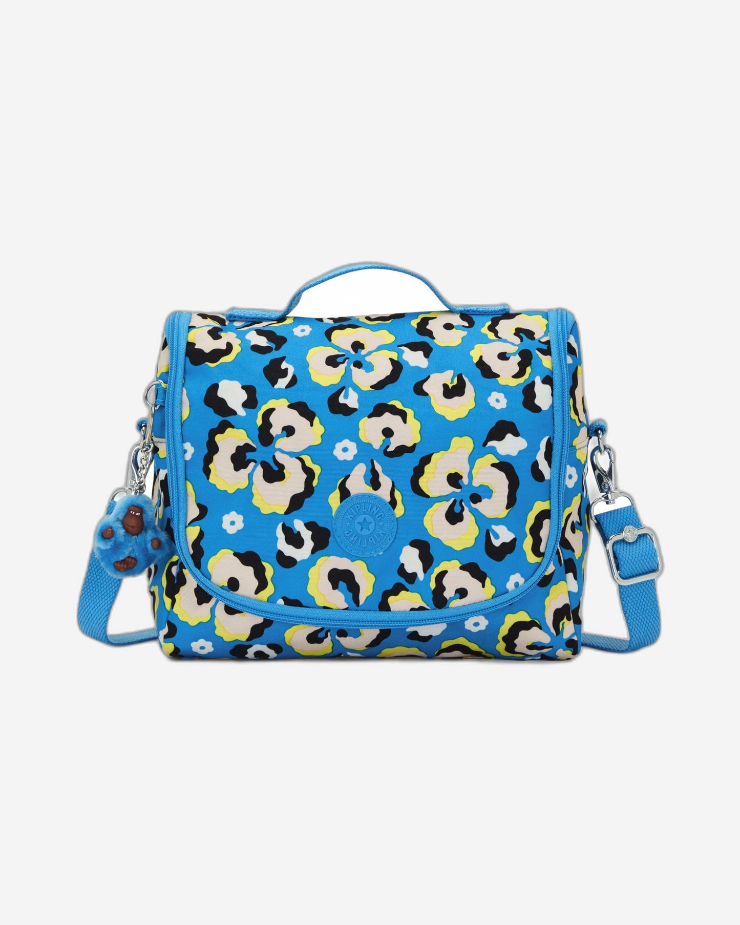 Kipling New Kichirou Leopard Floral Large Lunch Bag with Trolley Sleeve C2I5749-P2A