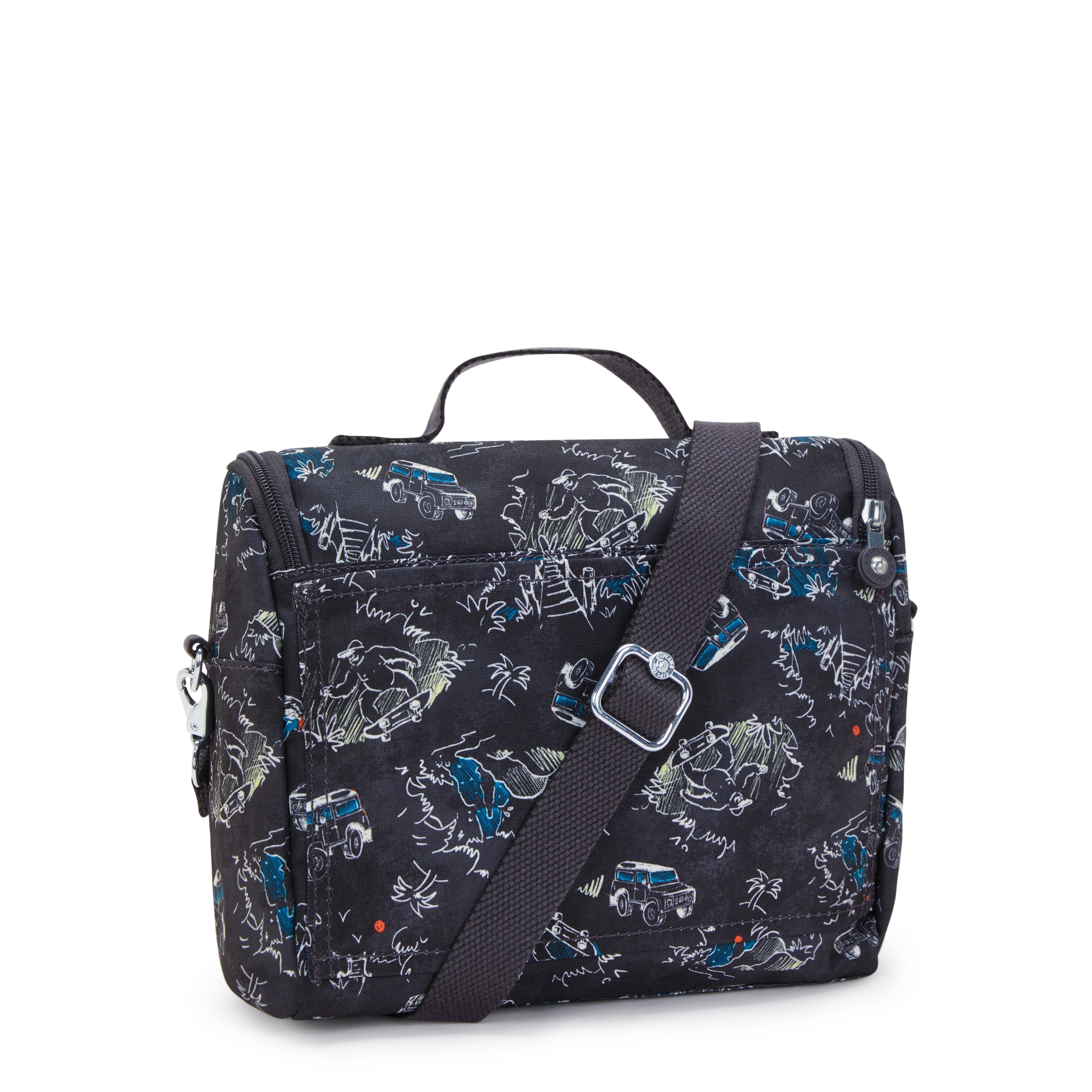 Kipling New Kichirou Jungle Fun Race Large Lunch Bag with Trolley Sleeve C2I5749-TJ3