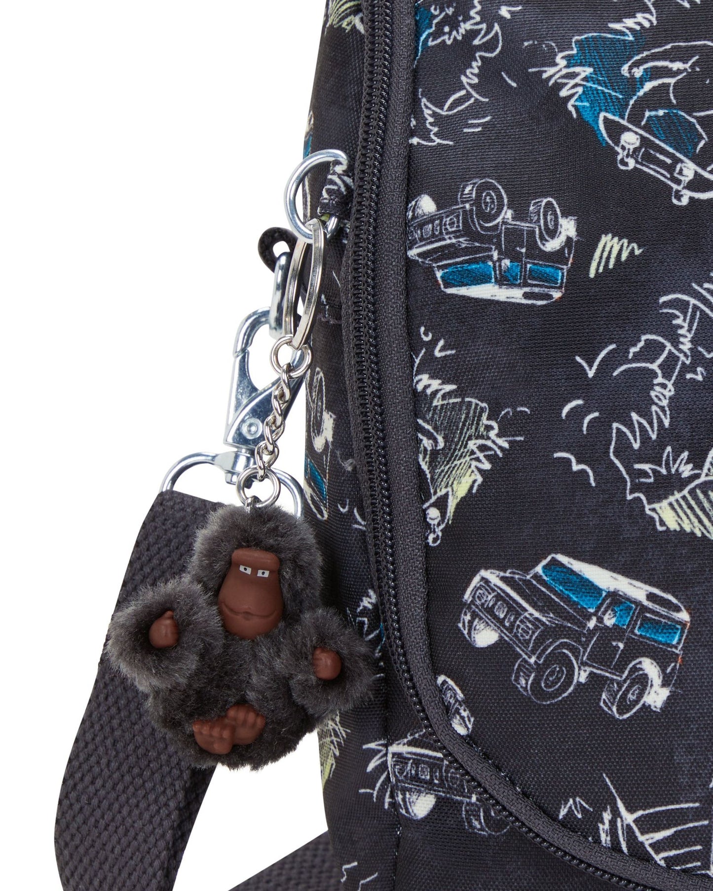 Kipling New Kichirou Jungle Fun Race Large Lunch Bag with Trolley Sleeve C2I5749-TJ3