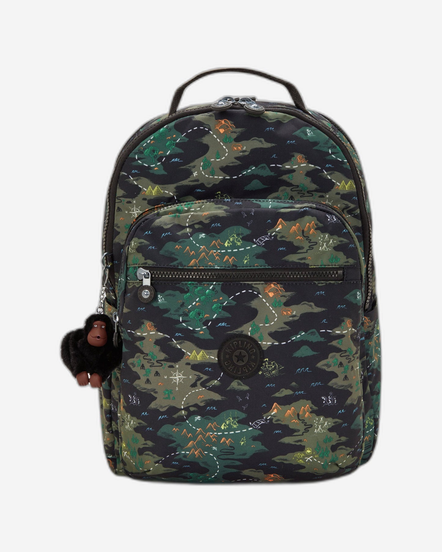 KIPLING Seoul Lap Camo Treasure Large backpack (with laptop compartment) I5816-3PB