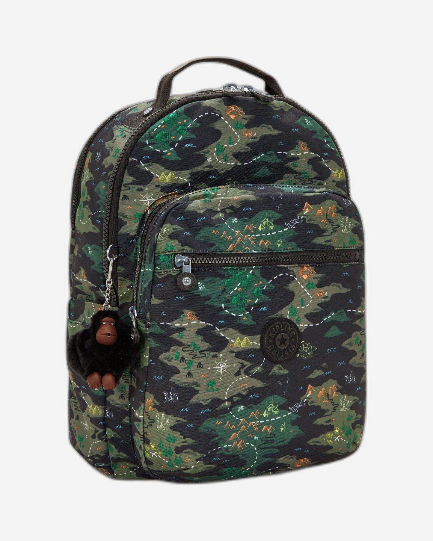 KIPLING Seoul Lap Camo Treasure Large backpack (with laptop compartment) I5816-3PB