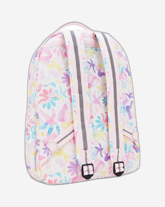 Kipling Abanu Multi Signature Beige Embossed Crossbody Bag I3492-96A