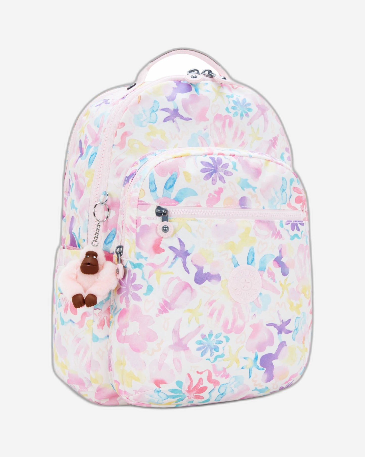 Kipling Seoul Lap Aqua Sea Large backpack with laptop compartment I5816-4ES