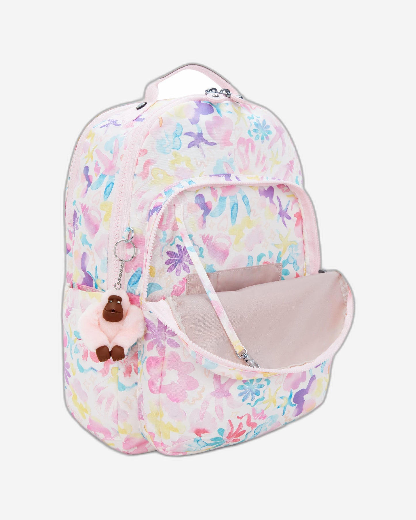 Kipling Seoul Lap Aqua Sea Large backpack with laptop compartment I5816-4ES