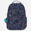 Kipling Seoul Lap Disco Fish Large backpack with laptop compartment I5816-4FK