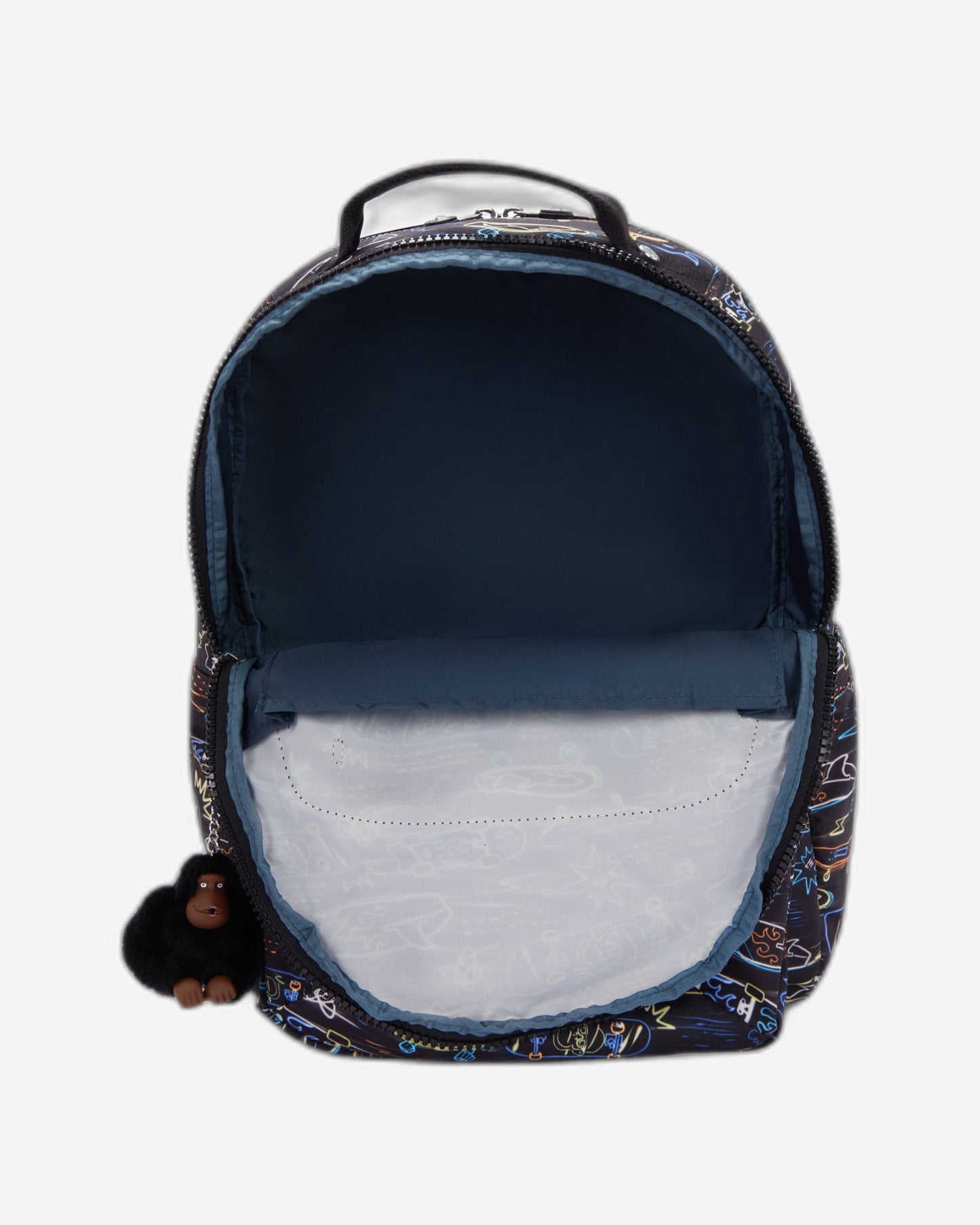 Kipling Seoul Lap Neon Skate Large backpack with laptop compartment I5816-71M