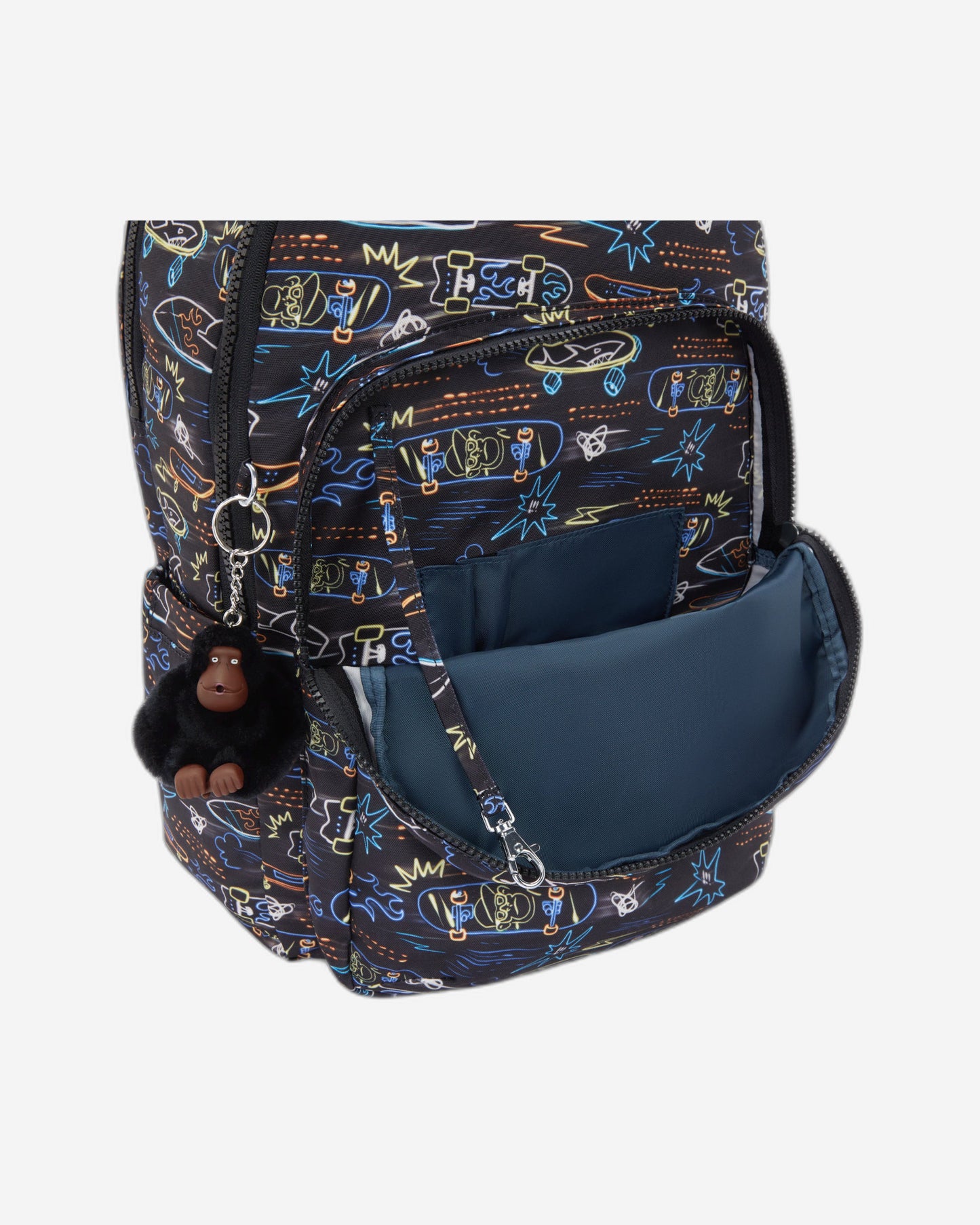 Kipling Seoul Lap Neon Skate Large backpack with laptop compartment I5816-71M