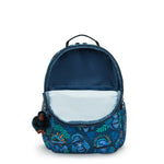Kipling Seoul Lap Blue Monkey Fun Backpack C2I5816-8HJ