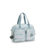 Kipling Defea XL Palmtree Leaves Weekender Tote Bag I5839-3QN