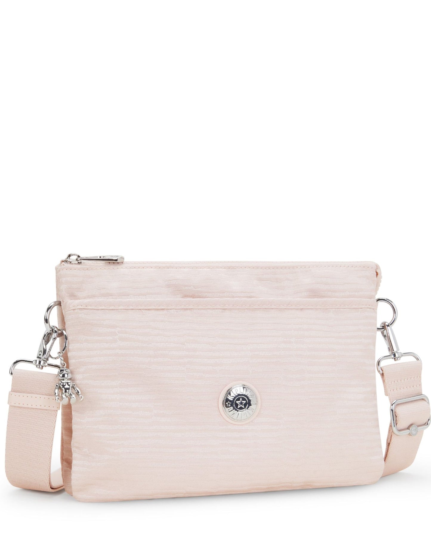 Kipling Riri L Pink Pearl Jq Medium Crossbody I5954-9KF