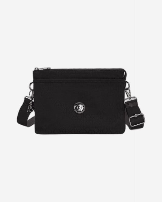 Kipling Riri L Black Sign Jq Medium Crossbody I5954-Y12