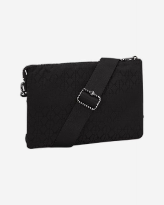 Kipling Riri L Black Sign Jq Medium Crossbody I5954-Y12