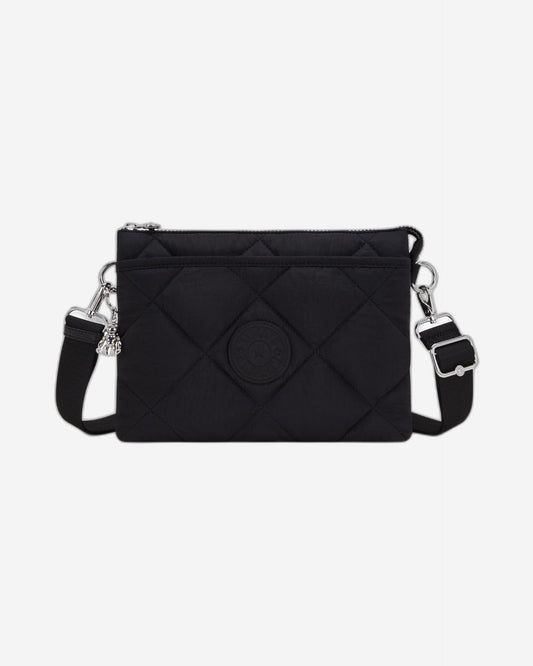 Kipling Riri L Cosmic Black Quilt Medium crossbod bag I5973-95R