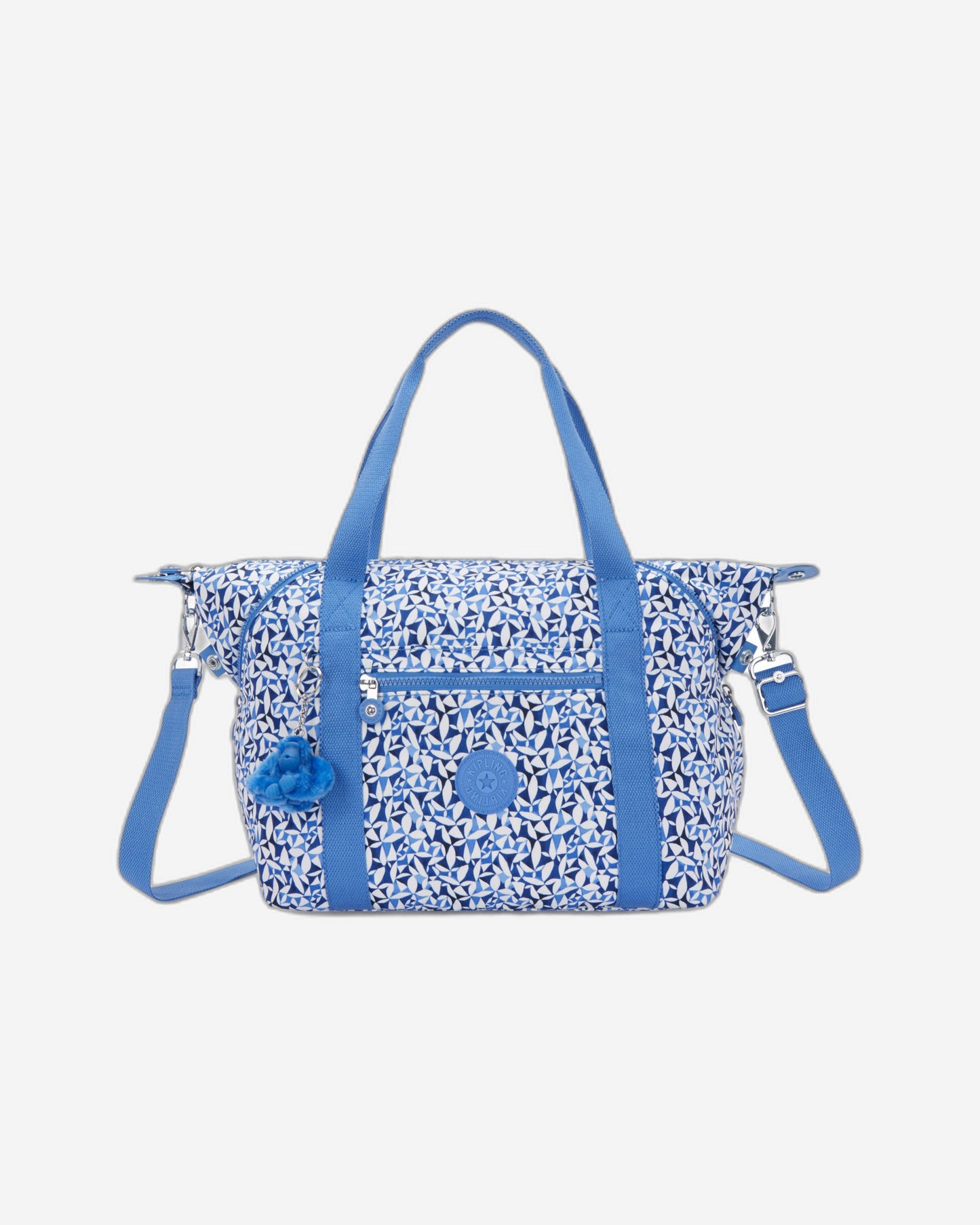 Kipling Art Crazy Leaves Medium Tote With Removable Shoulderstrap I5991-1DU