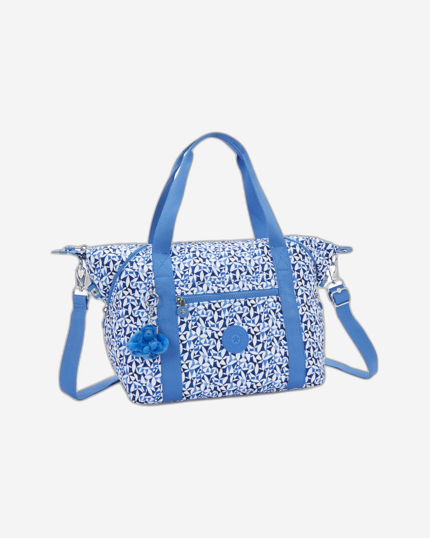 Kipling Art Crazy Leaves Medium Tote With Removable Shoulderstrap I5991-1DU