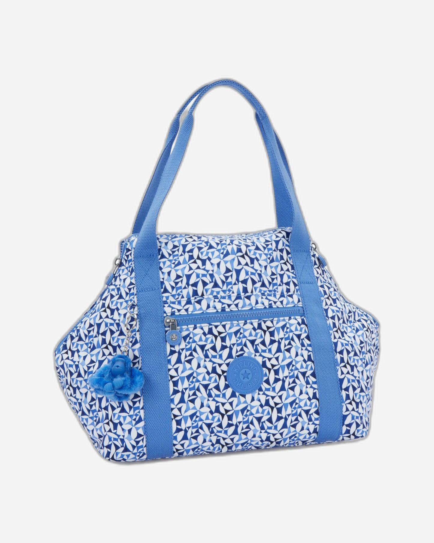 Kipling Art Crazy Leaves Medium Tote With Removable Shoulderstrap I5991-1DU