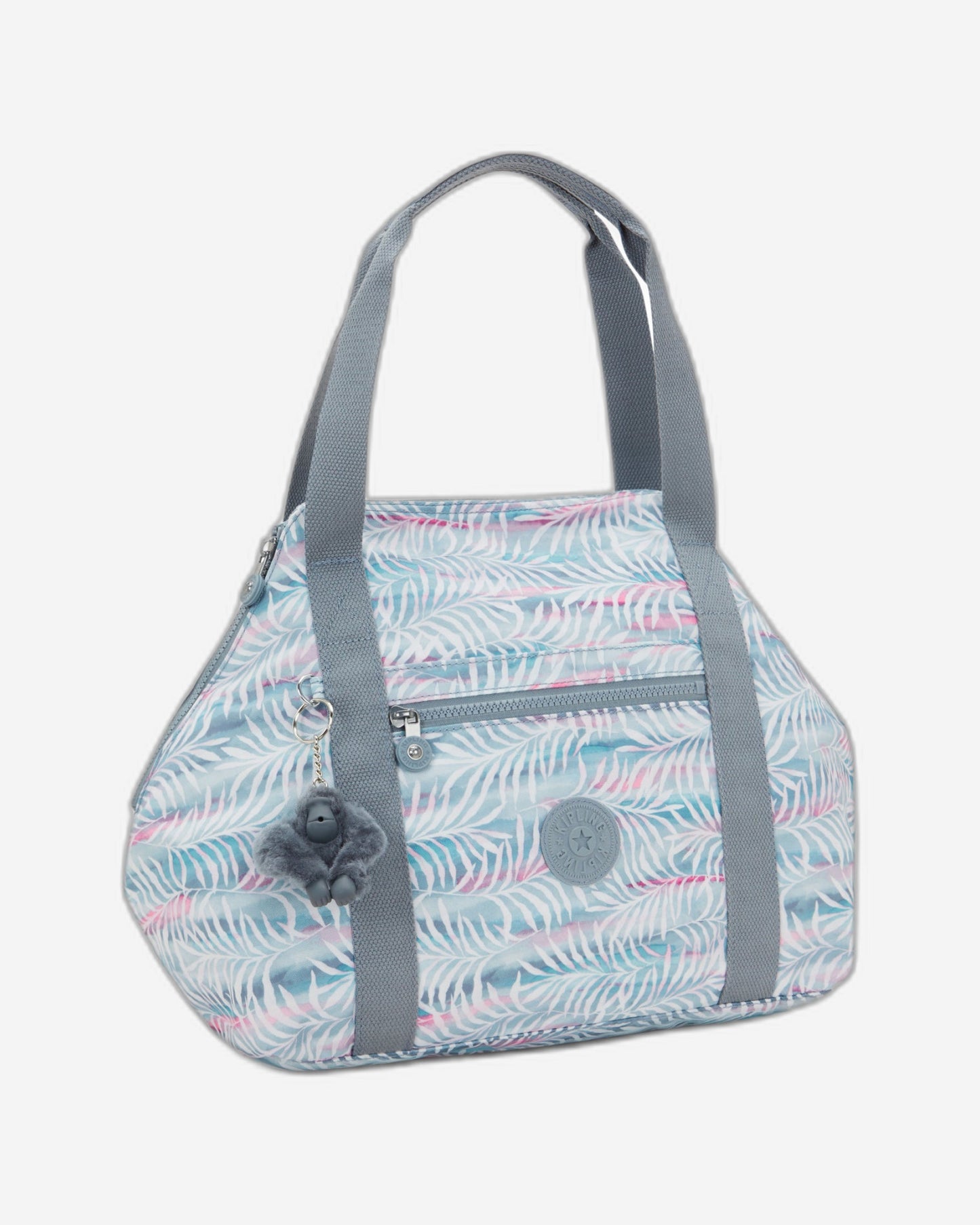 Kipling Art Palmtree Leaves Medium Tote I5991-3QN