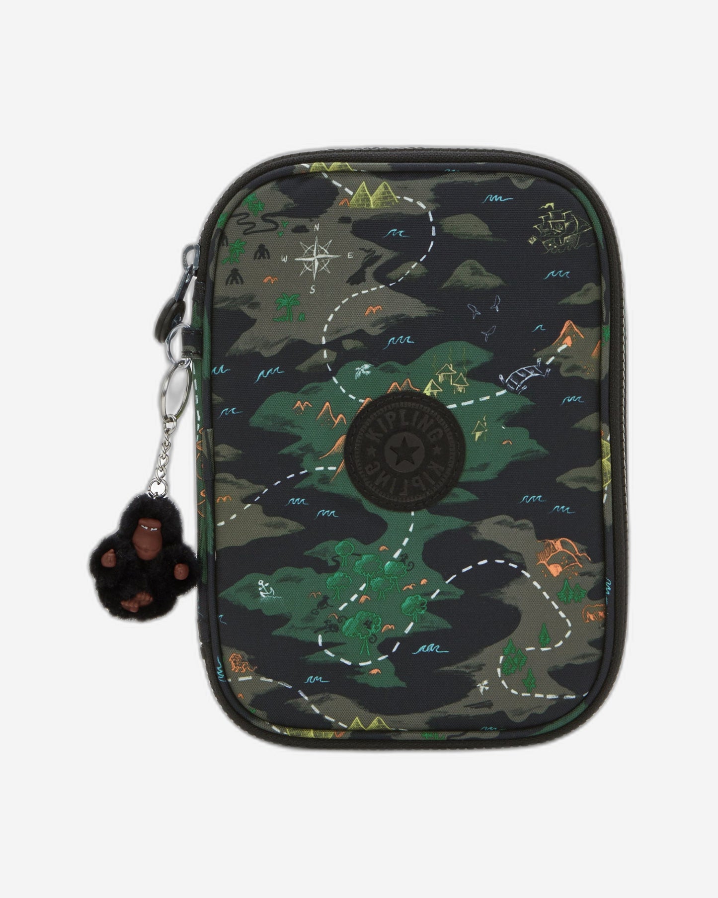 KIPLING 100 Pens Camo Treasure Large pencase I6002-3PB