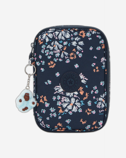 KIPLING 100 Pens Flower Field Large pencase I6002-5GB