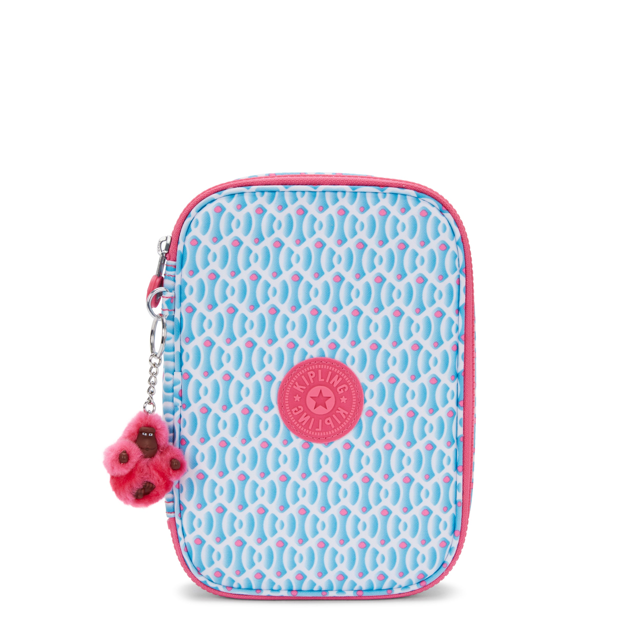 KIPLING-100 Pens-Large pencase-Dreamy Geo C-I6002-D1W