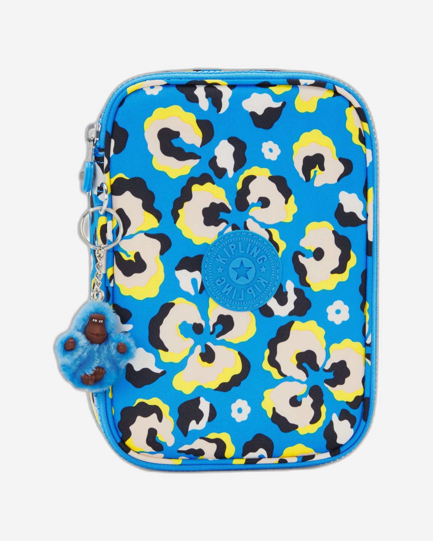 Kipling 100 Pens Leopard Floral Large Pencase C2I6002-P2A