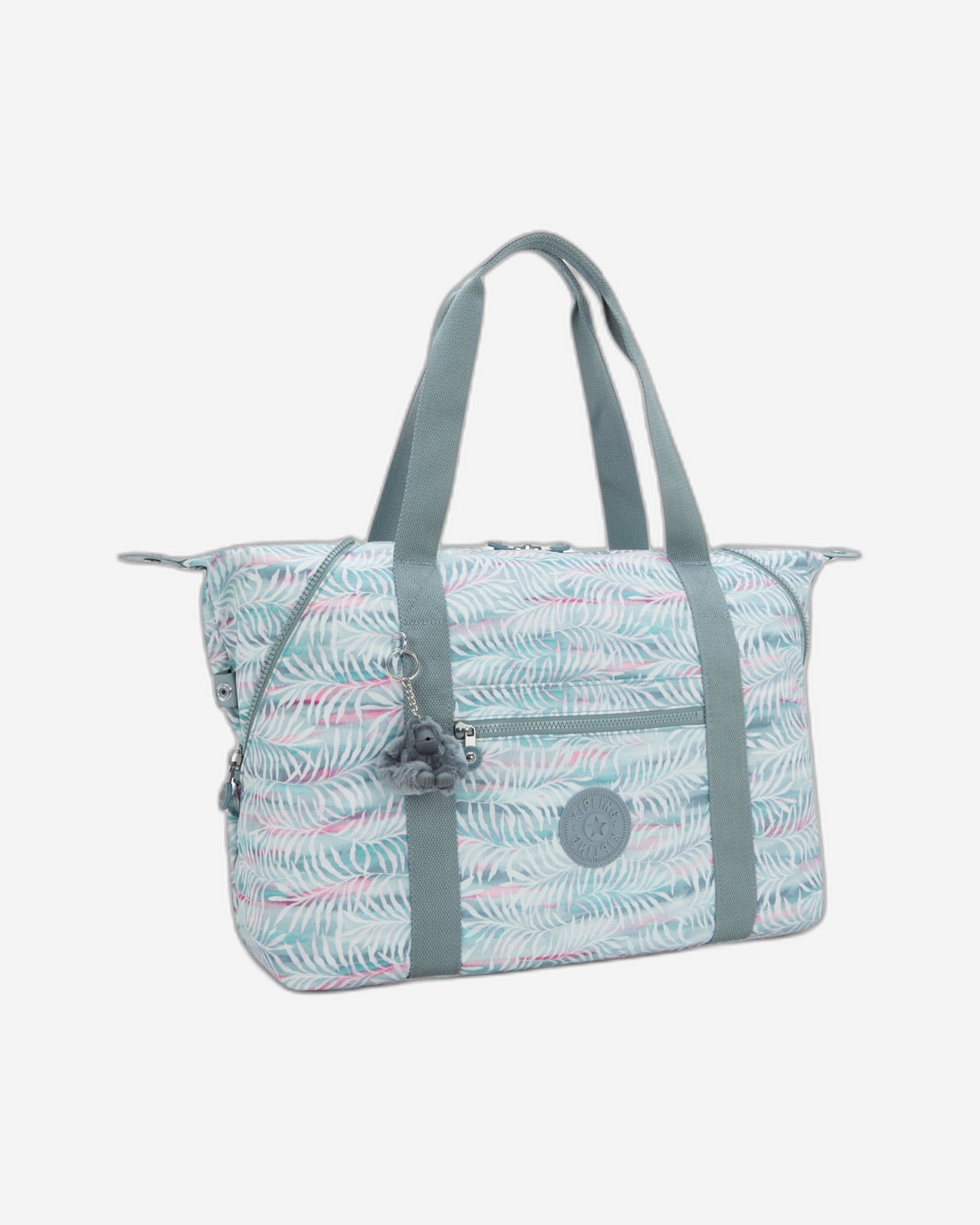 Kipling Art M Palmtree Leaves Large Tote I6004-3QN