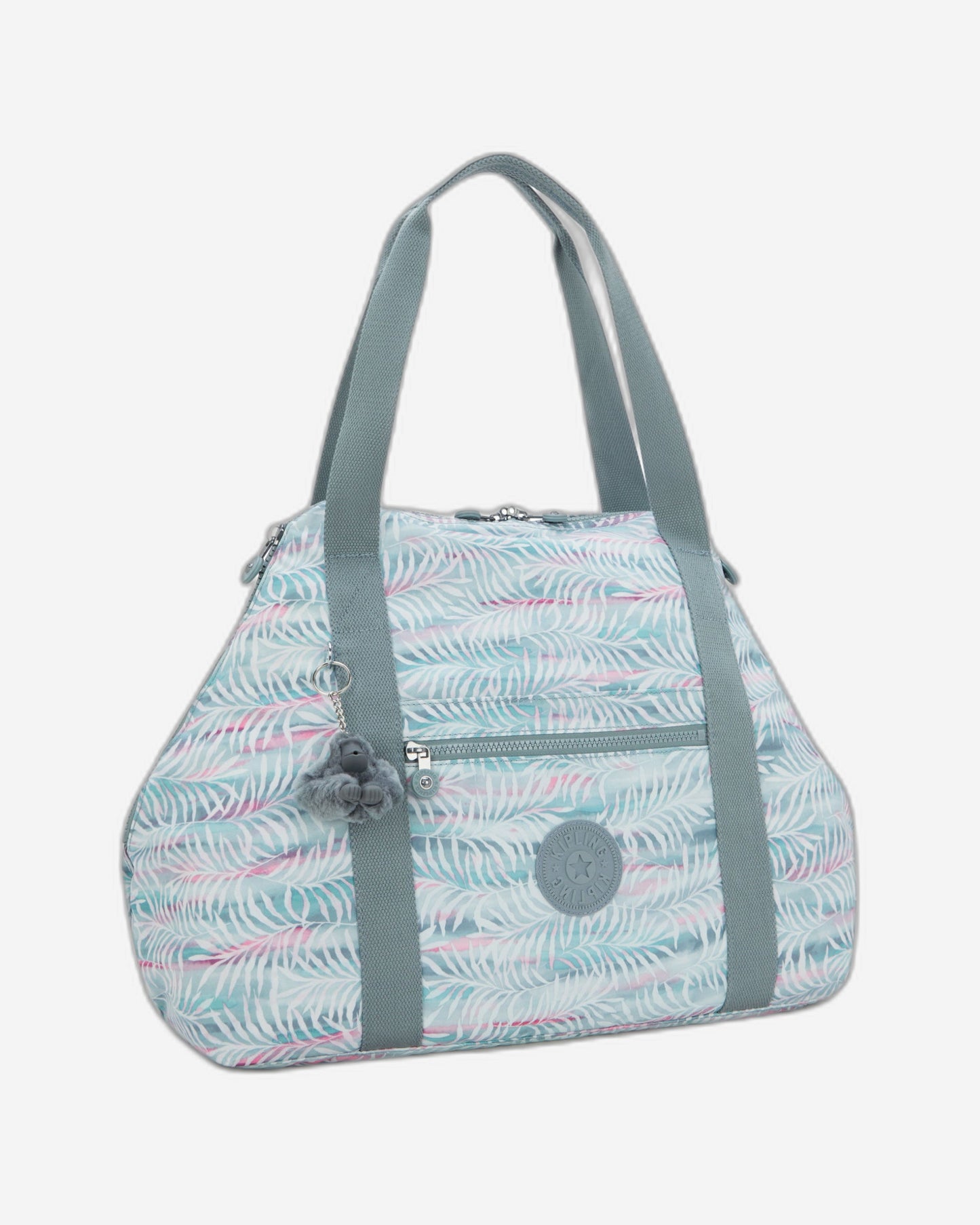Kipling Art M Palmtree Leaves Large Tote I6004-3QN
