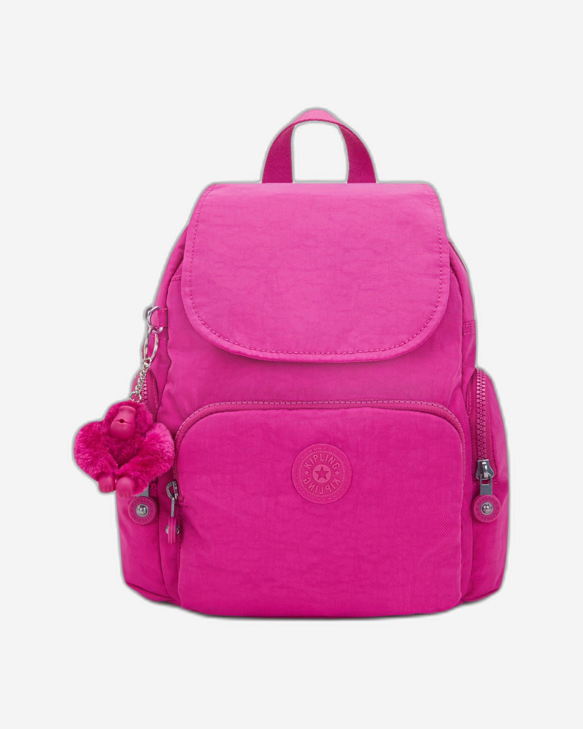 Buy Kipling City Zip Mini Glowing Fuchsia Small Backpack  display picture 3