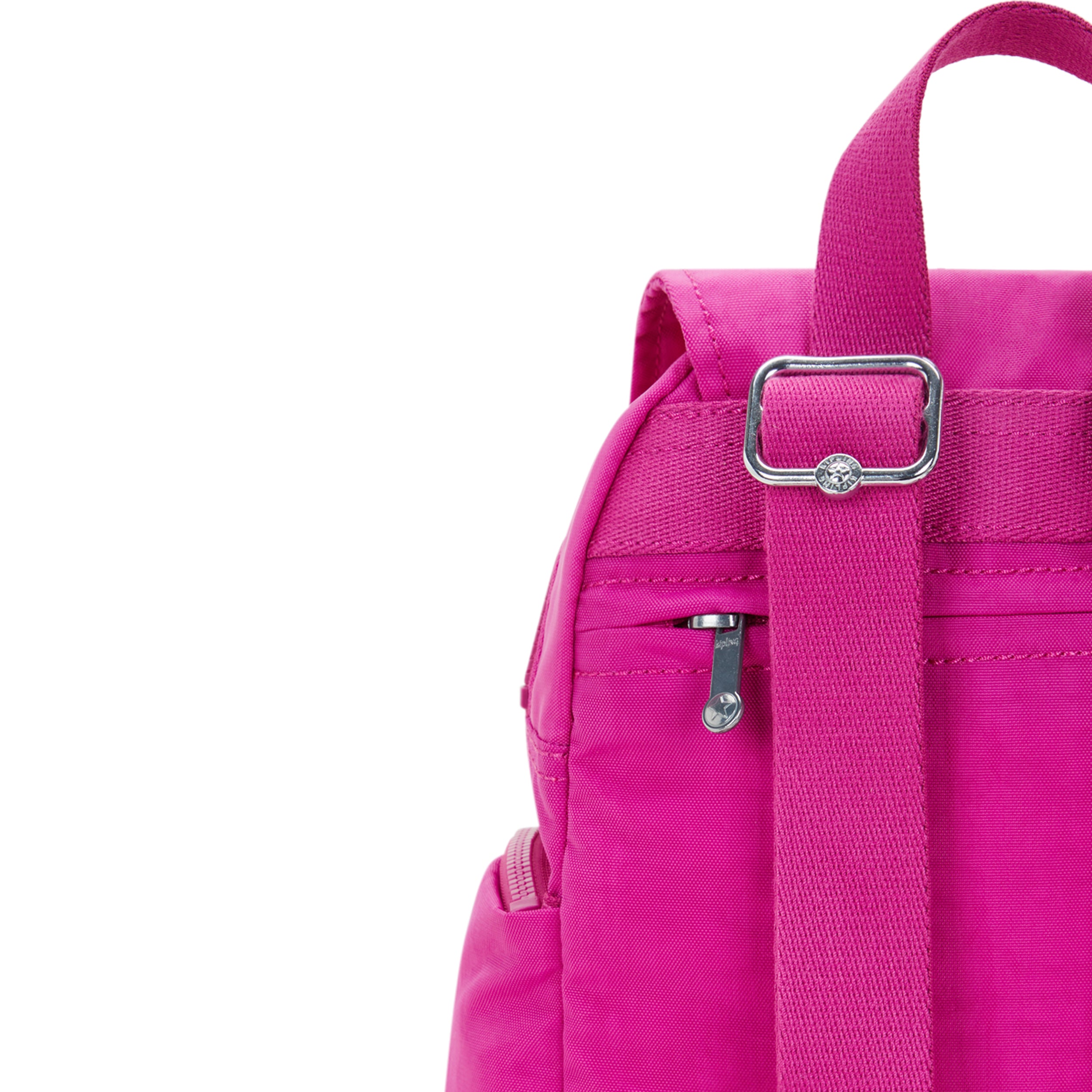 Kipling City Zip Mini Glowing Fuchsia Small Backpack I6046-3KU
