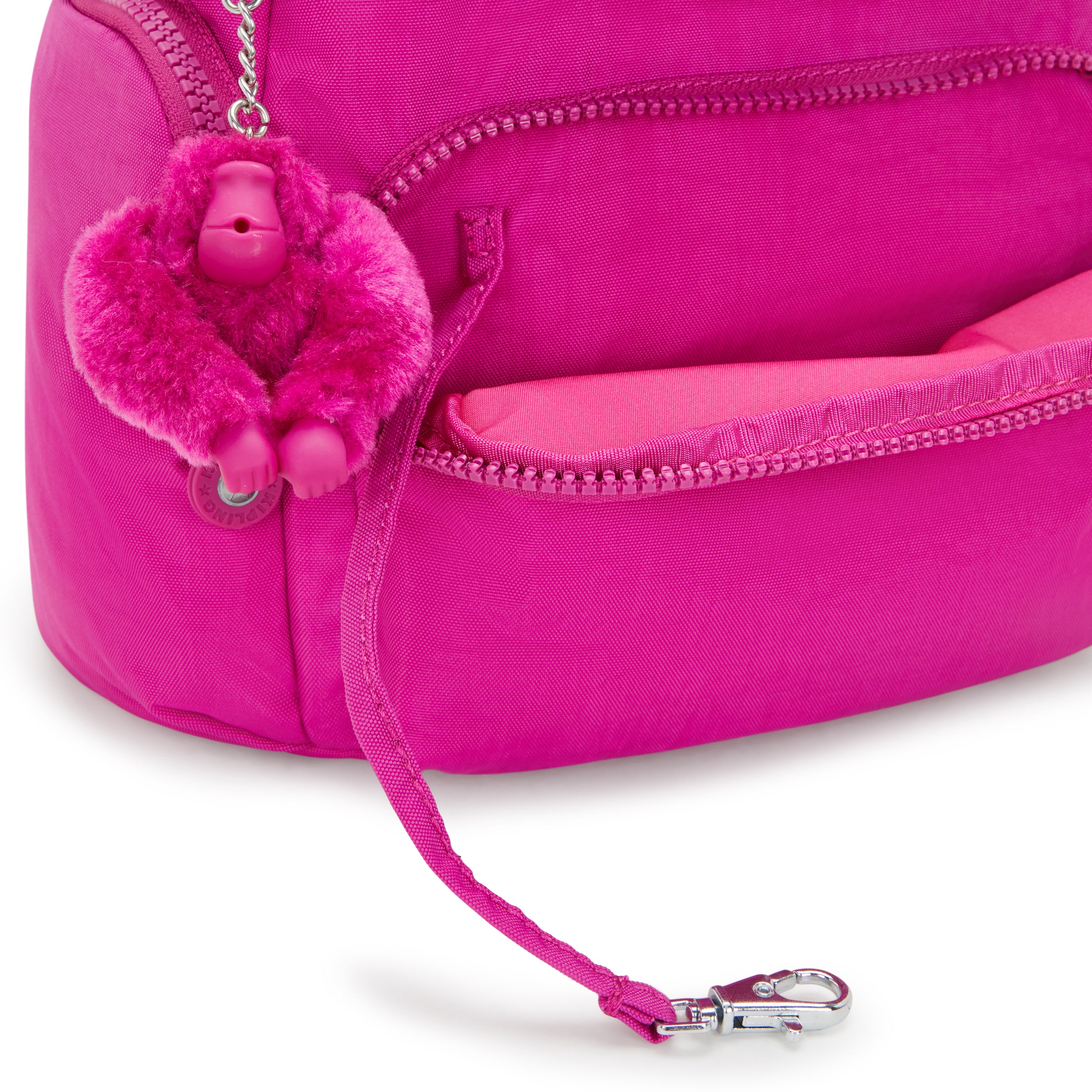 Kipling City Zip Mini Glowing Fuchsia Small Backpack I6046-3KU