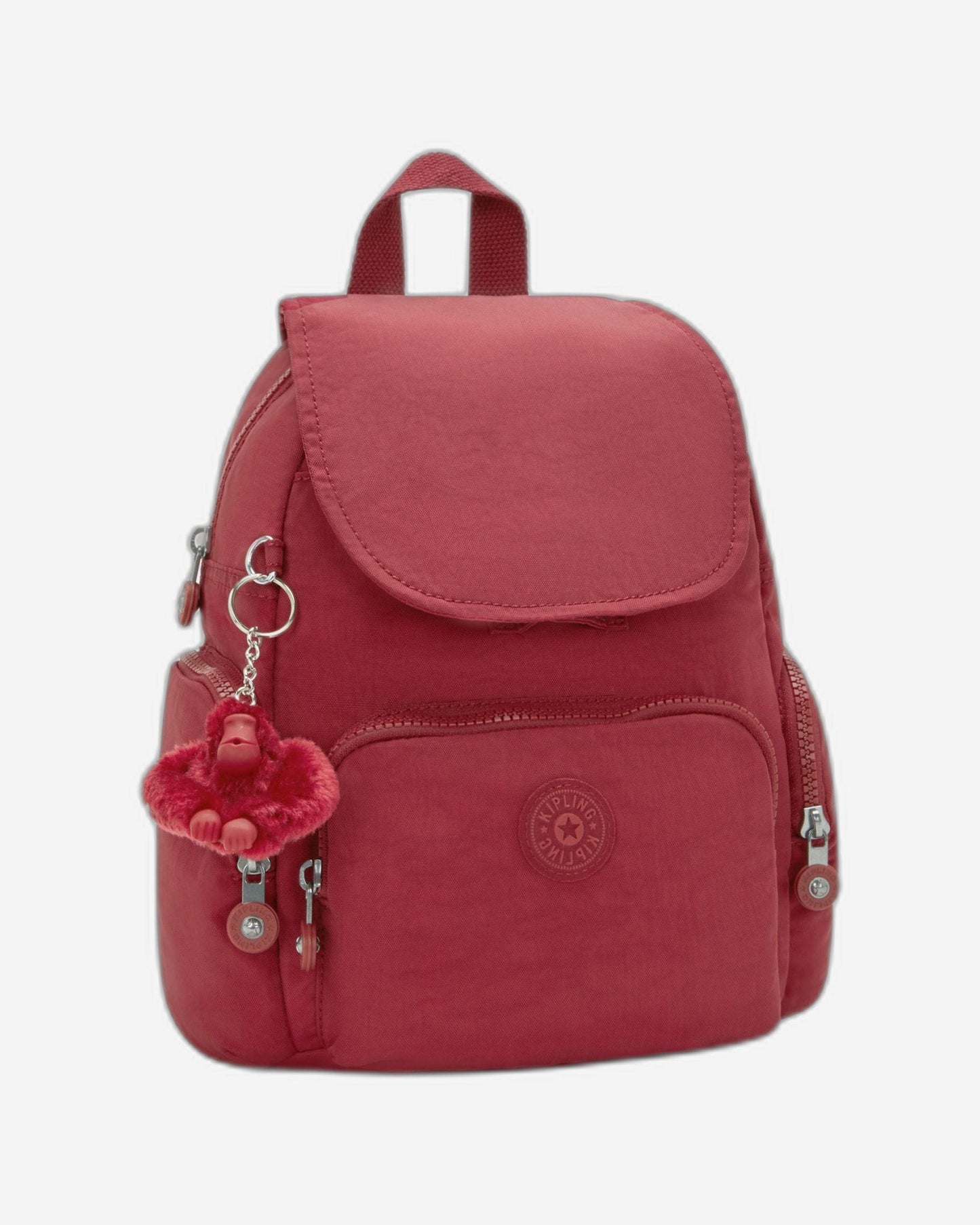 Kipling City Zip Mini Funky Red Small Backpack I6046-4SS