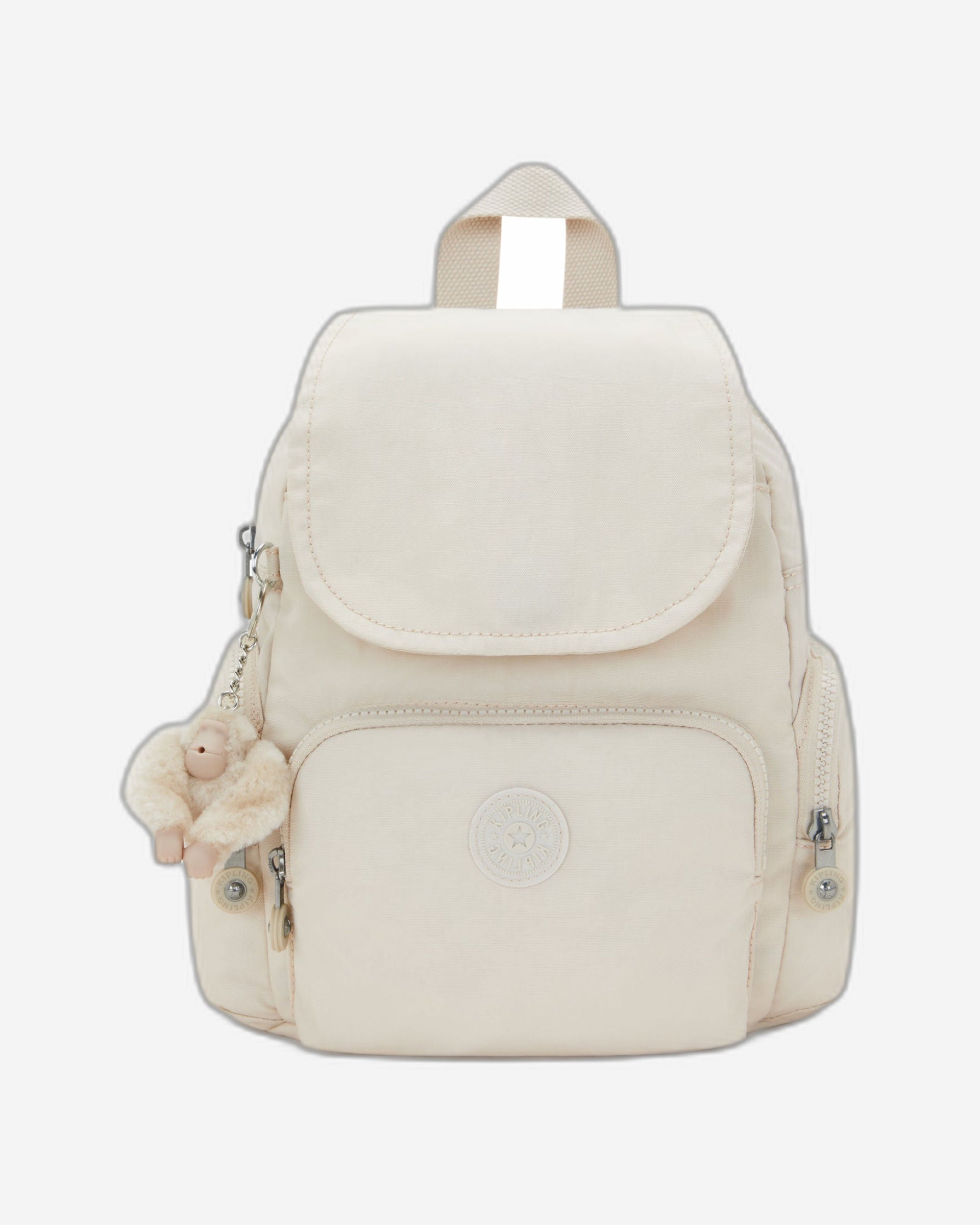 Kipling City Zip Mini Hideaway Beige Small Backpack I6046-7JR