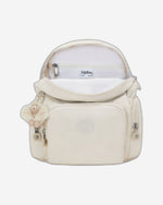 Kipling City Zip Mini Hideaway Beige Small Backpack I6046-7JR