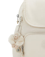 Kipling City Zip Mini Hideaway Beige Small Backpack I6046-7JR