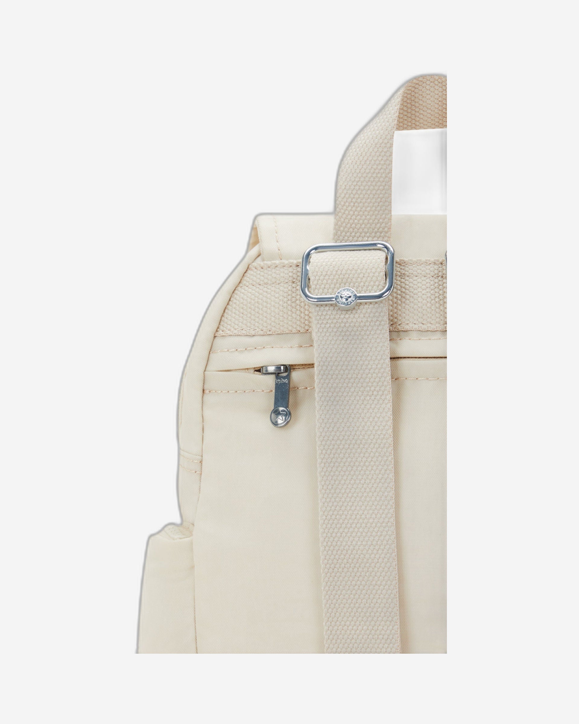 Kipling City Zip Mini Hideaway Beige Small Backpack I6046-7JR